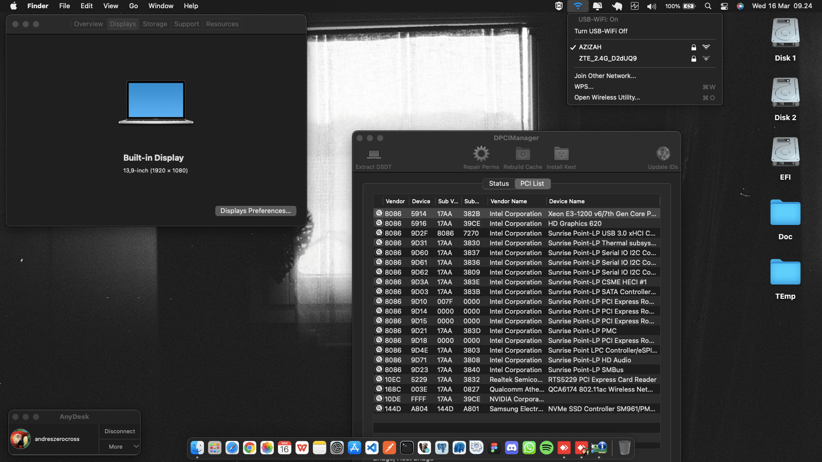 Lenovo Flex 5 1470 2nd [KabyLake R   Intel UHD 620 + I2C]   OpenCore 2